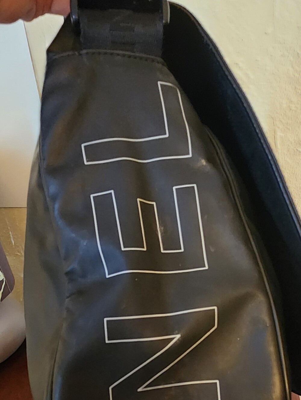 CHANEL Black CC  Sports Line Messenger Nylon Bag - Picture 6 of 16